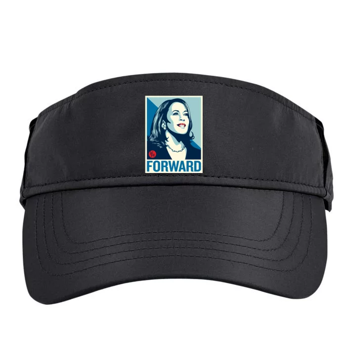 Shepard Fairey Kamala Harris Forward Adult Drive Performance Visor