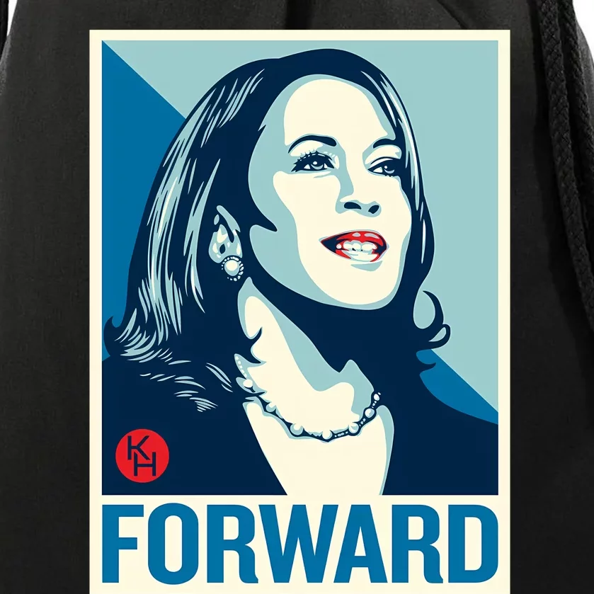 Shepard Fairey Kamala Harris Forward Drawstring Bag