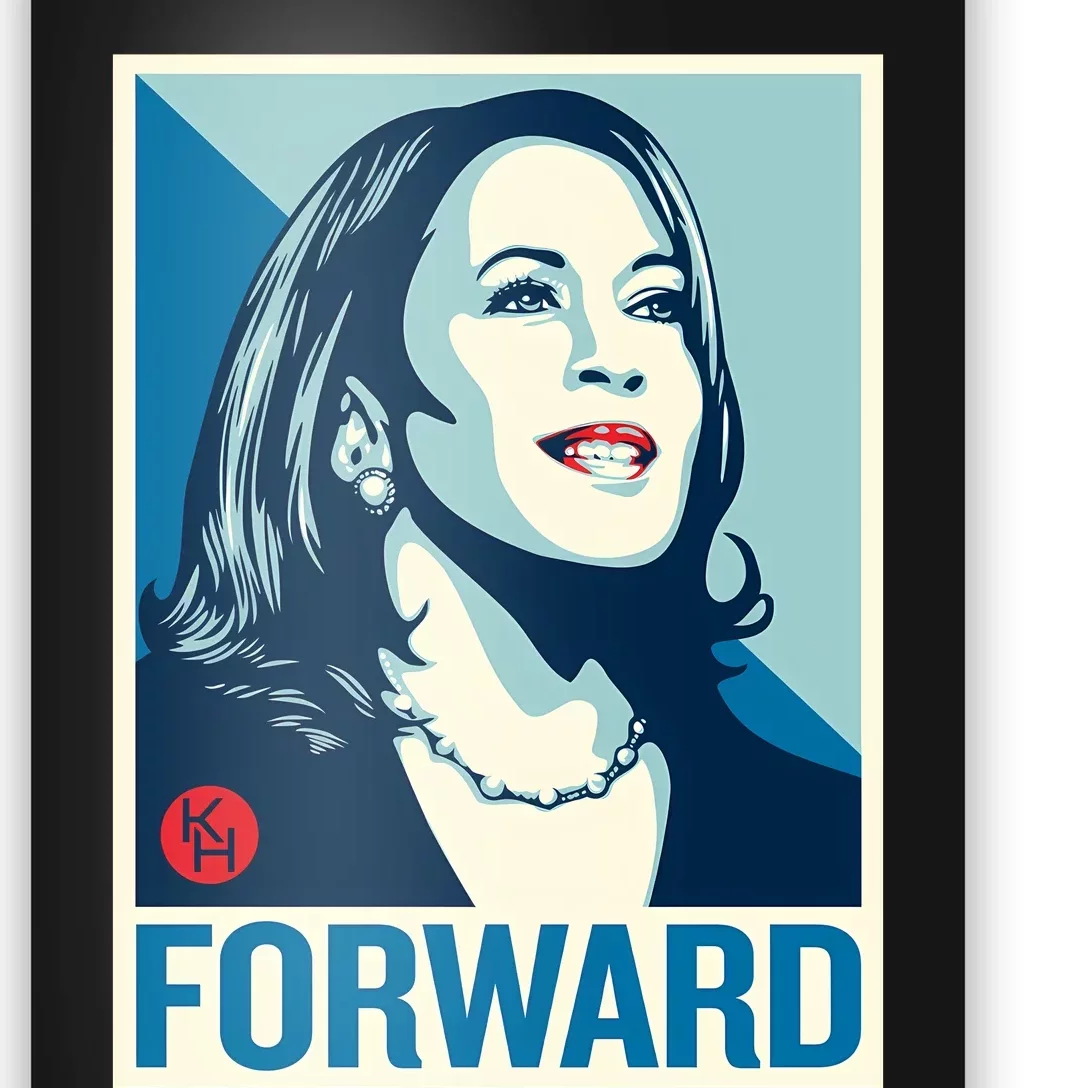 Shepard Fairey Kamala Harris Forward Poster