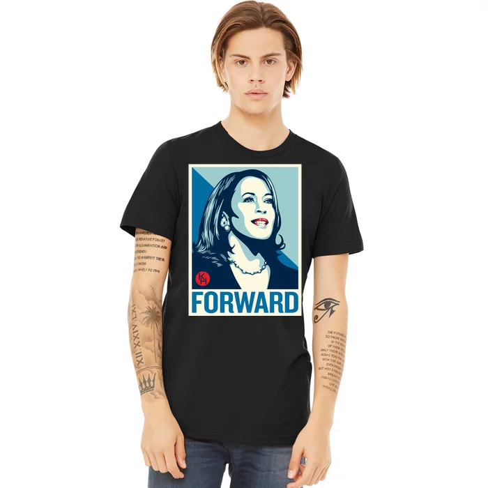 Shepard Fairey Kamala Harris Forward Premium T-Shirt