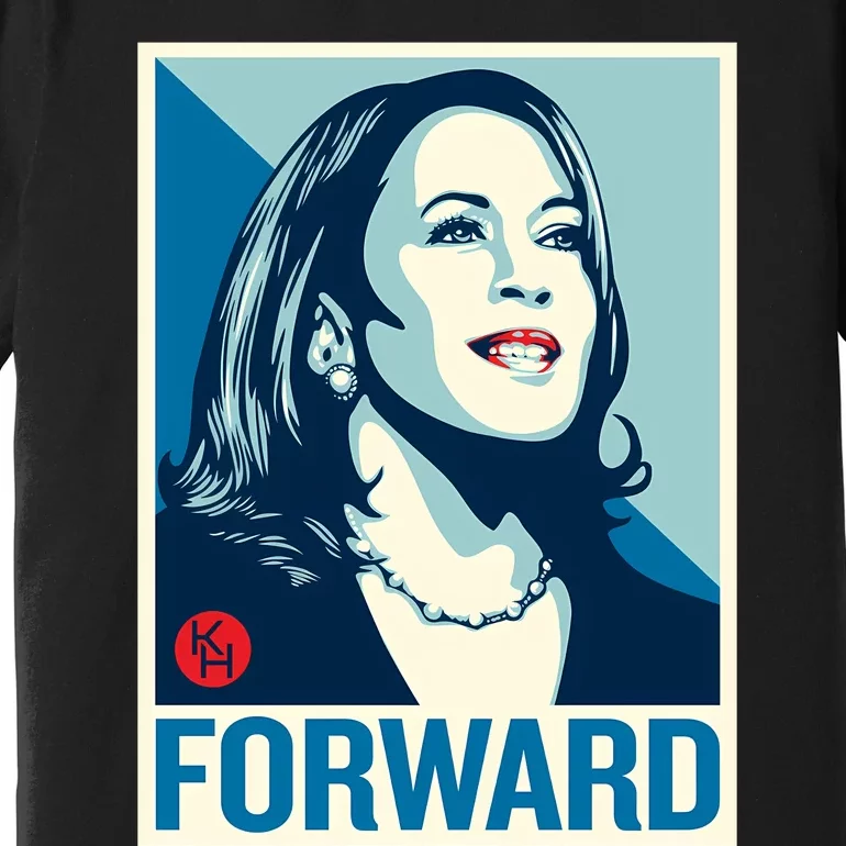 Shepard Fairey Kamala Harris Forward Premium T-Shirt