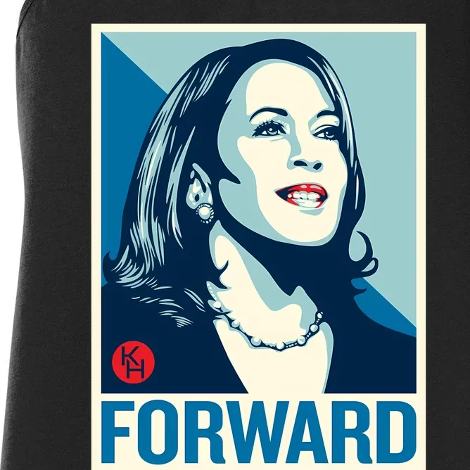 Shepard Fairey Kamala Harris Forward Women's Racerback Tank