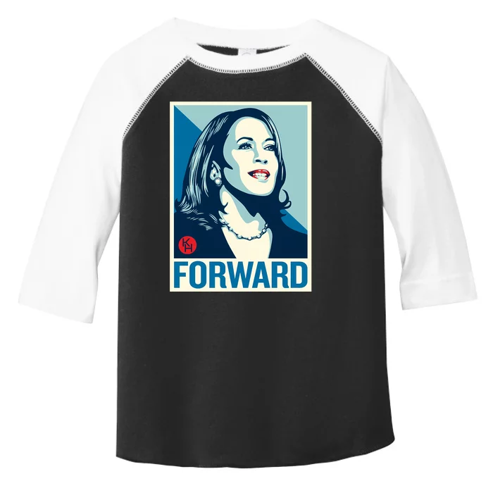 Shepard Fairey Kamala Harris Forward Toddler Fine Jersey T-Shirt