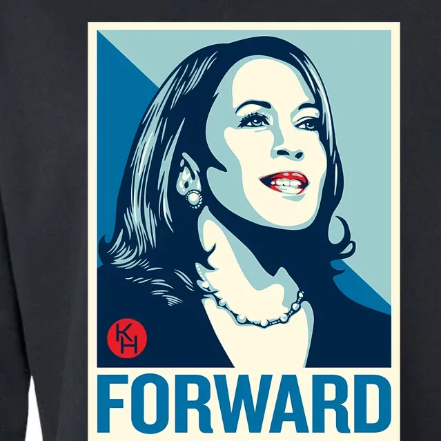 Shepard Fairey Kamala Harris Forward Cropped Pullover Crew