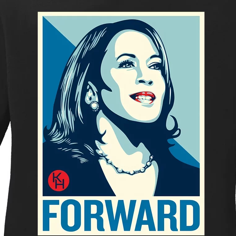 Shepard Fairey Kamala Harris Forward Ladies Long Sleeve Shirt