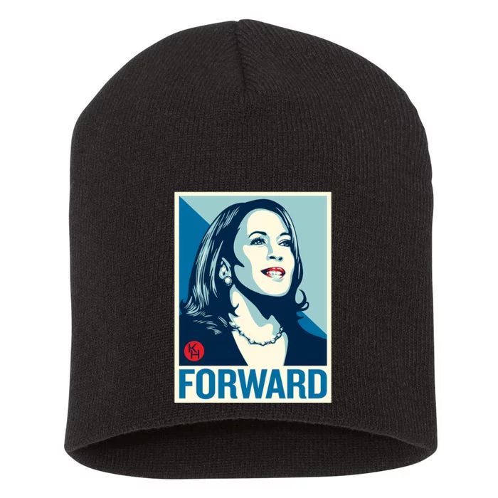 Shepard Fairey Kamala Harris Forward Short Acrylic Beanie