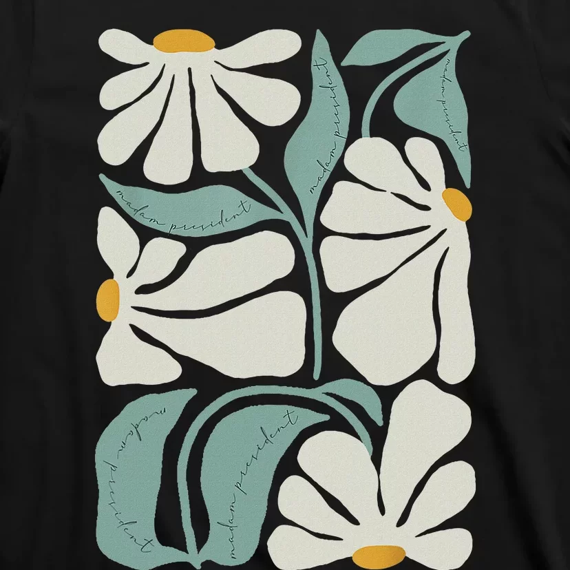 Subtle Flower Kamala Harris Boho Aesthetic T-Shirt