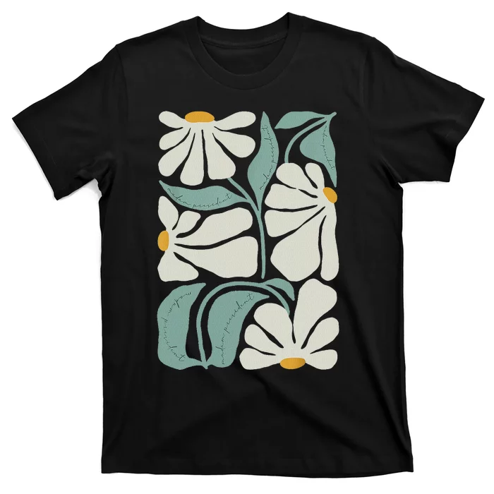 Subtle Flower Kamala Harris Boho Aesthetic T-Shirt