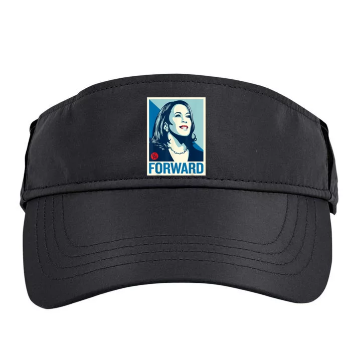 Shepard Fairey Kamala Harris Forward Adult Drive Performance Visor