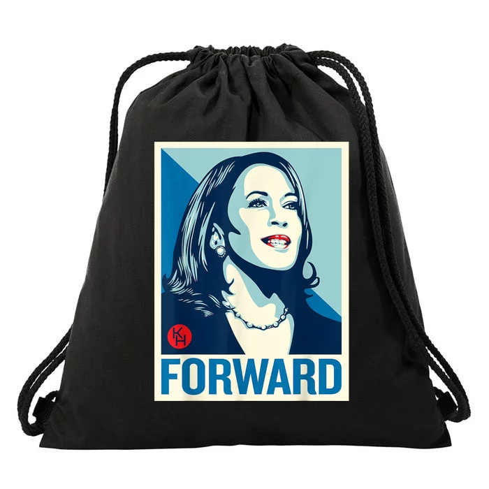 Shepard Fairey Kamala Harris Forward Drawstring Bag