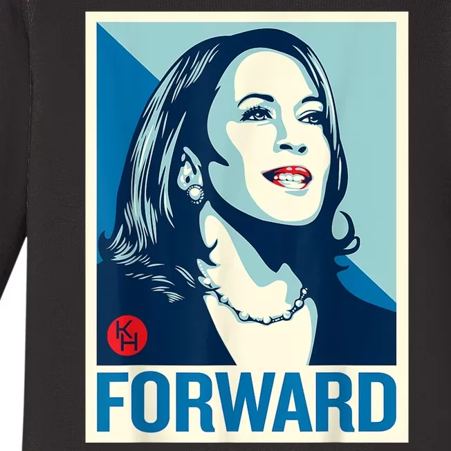 Shepard Fairey Kamala Harris Forward Baby Long Sleeve Bodysuit