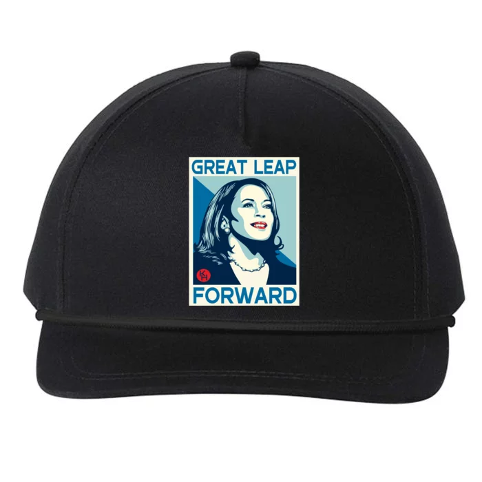 Shepard Fairey Kamala Harris Forward Great Leap Forward Kamala Harris Forward Snapback Five-Panel Rope Hat