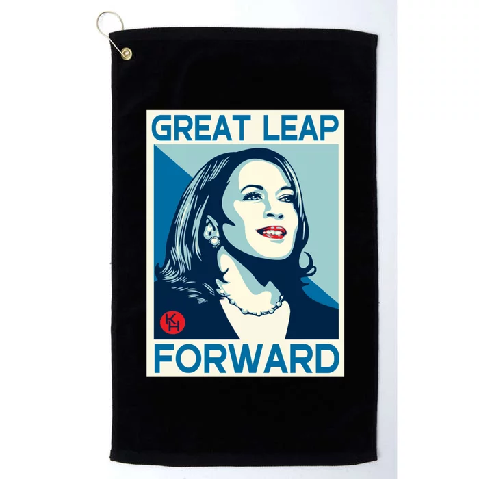 Shepard Fairey Kamala Harris Forward Great Leap Forward Kamala Harris Forward Platinum Collection Golf Towel