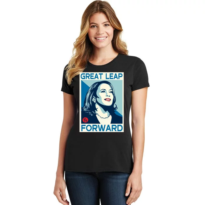 Shepard Fairey Kamala Harris Forward Great Leap Forward Kamala Harris Forward Women's T-Shirt