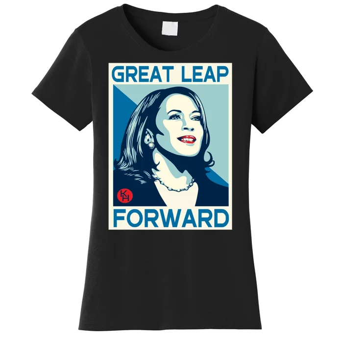 Shepard Fairey Kamala Harris Forward Great Leap Forward Kamala Harris Forward Women's T-Shirt