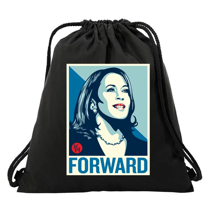 Shepard Fairey Kamala Harris Forward Drawstring Bag