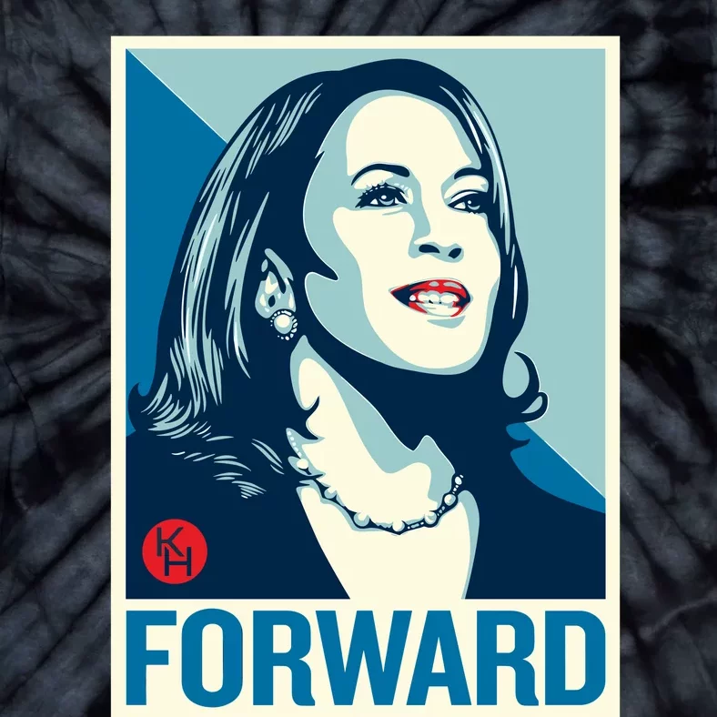 Shepard Fairey Kamala Harris Forward Tie-Dye T-Shirt