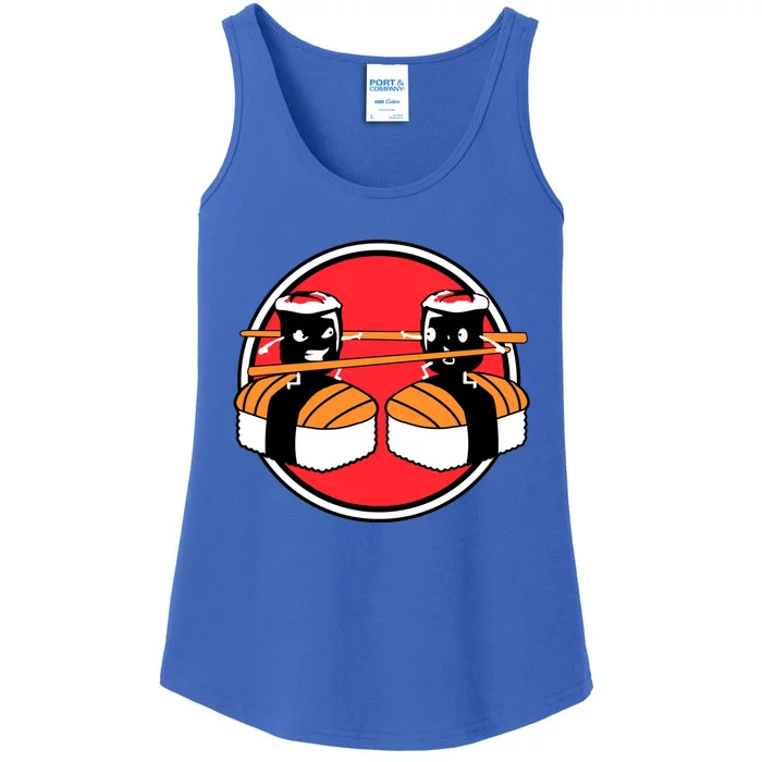 Sushi Fight Knight For Sushi Lover Gift Ladies Essential Tank