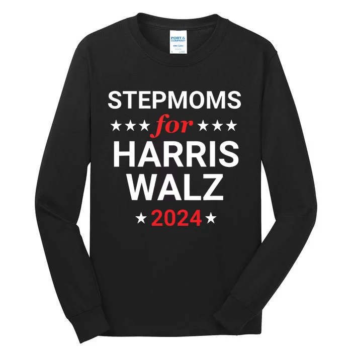 Stepmoms For Kamala Harris Walz Tall Long Sleeve T-Shirt