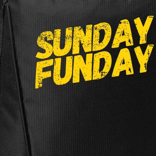 Sunday Funday Kc Retro Kansas City Sunday Funday City Backpack