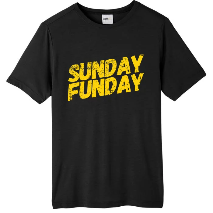 Sunday Funday Kc Retro Kansas City Sunday Funday ChromaSoft Performance T-Shirt