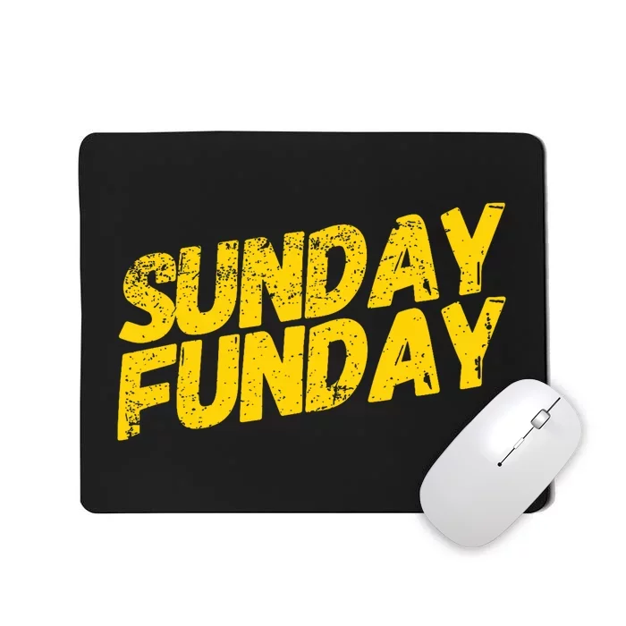 Sunday Funday Kc Retro Kansas City Sunday Funday Mousepad