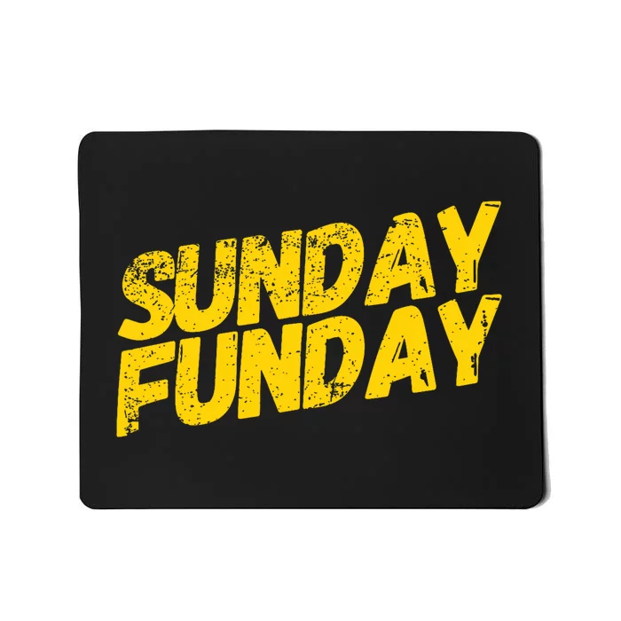 Sunday Funday Kc Retro Kansas City Sunday Funday Mousepad