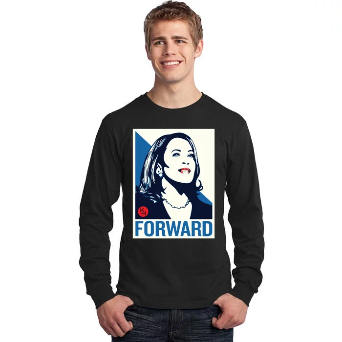 Shepard Fairey Kamala Harris Forward Tall Long Sleeve T-Shirt