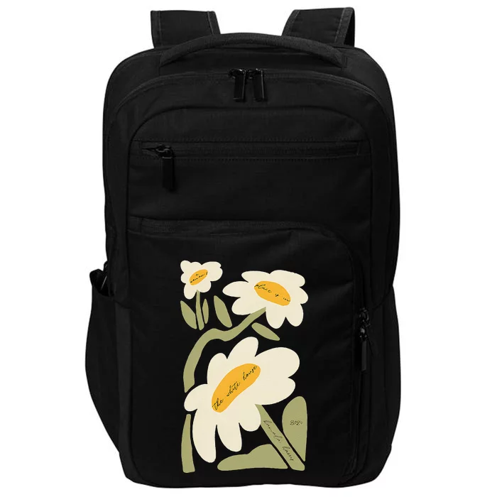 Subtle Flower Kamala Harris Boho Floral Gift Impact Tech Backpack