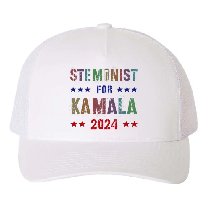 Steminist For Kamala Harris Walz Science Math Stem Teacher Yupoong Adult 5-Panel Trucker Hat