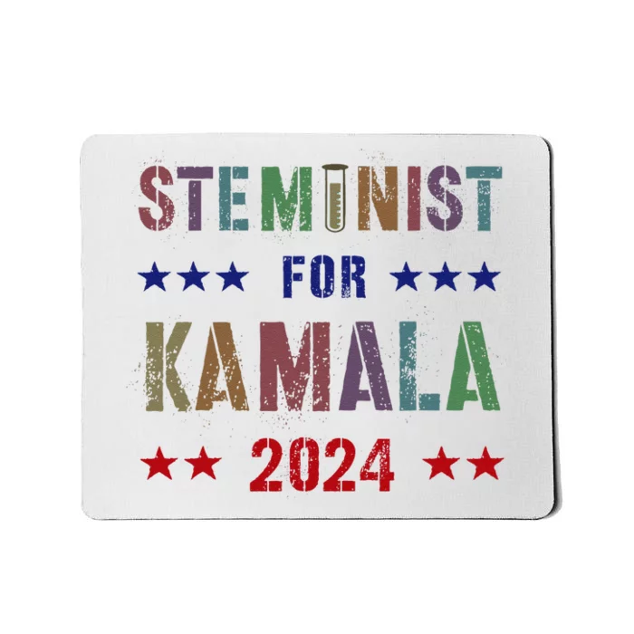 Steminist For Kamala Harris Walz Science Math Stem Teacher Mousepad