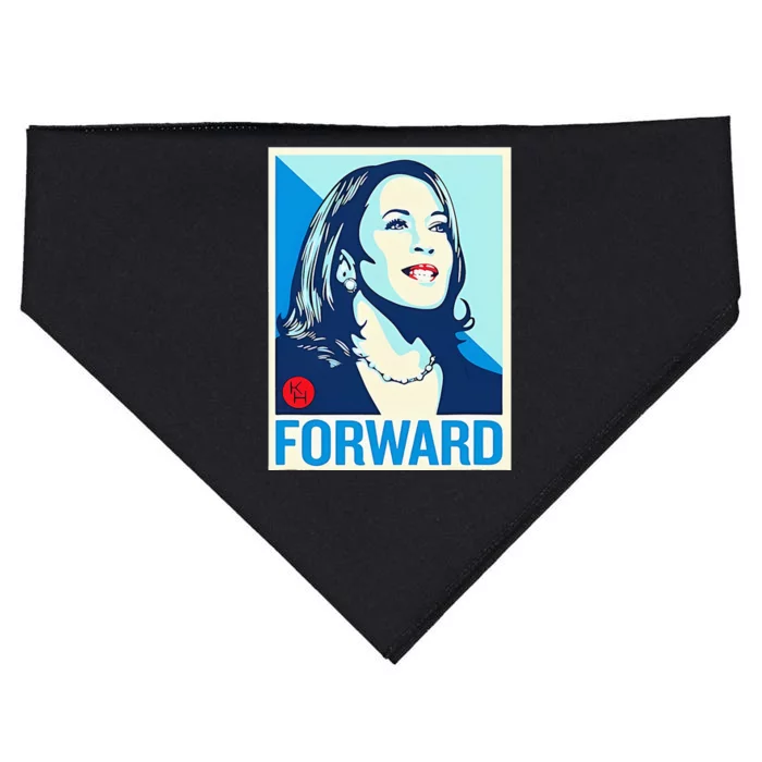 Shepard Fairey Kamala Harris Forward USA-Made Doggie Bandana