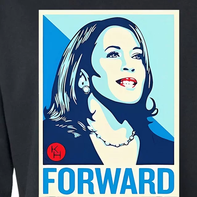 Shepard Fairey Kamala Harris Forward Cropped Pullover Crew