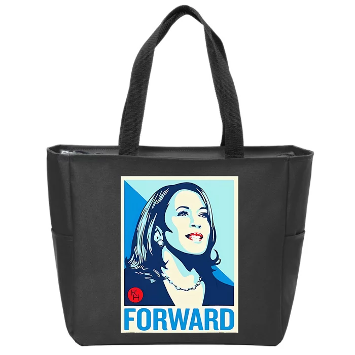 Shepard Fairey Kamala Harris Forward Zip Tote Bag