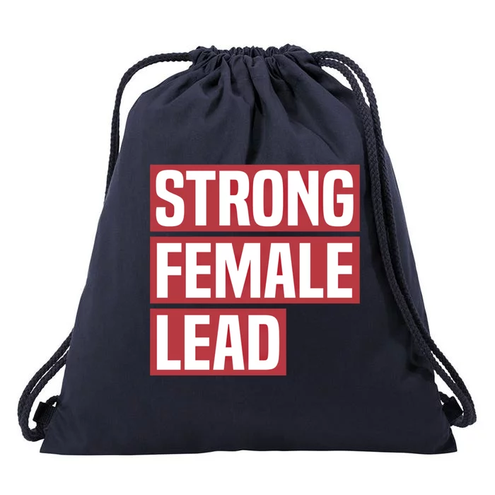 Strong Female Lead Theater Theatre Thespian Meaningful Gift Drawstring Bag