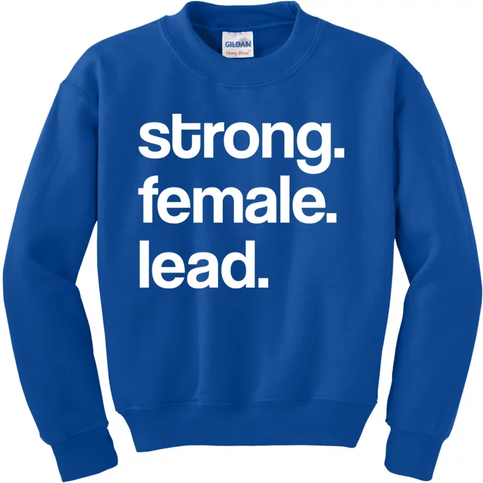 Strong Female Lead Theater Theatre Thespian Gift Kids Sweatshirt