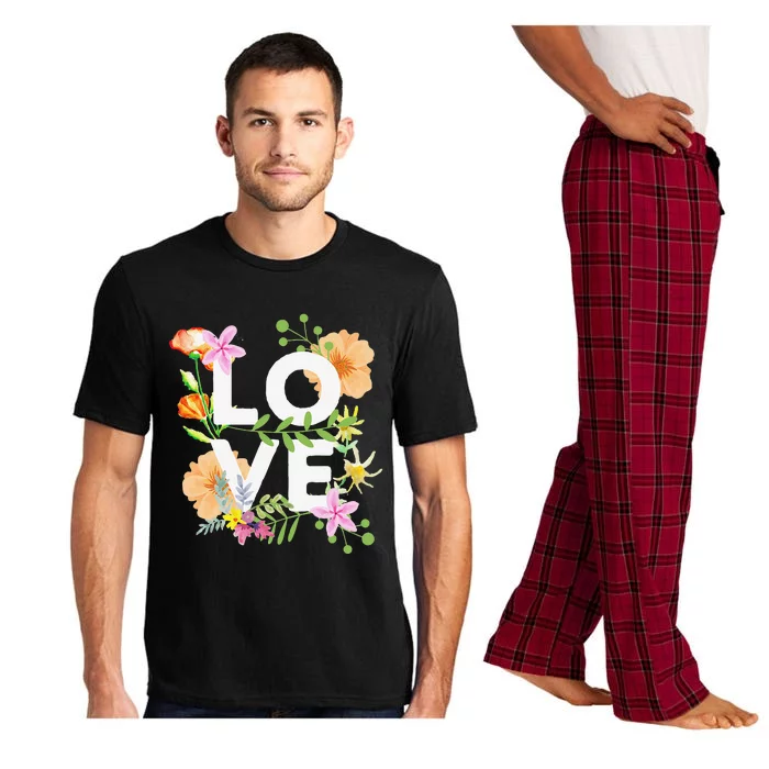 Spring Flowers, Love Flower, Mother's Day, Women's Pajama Set