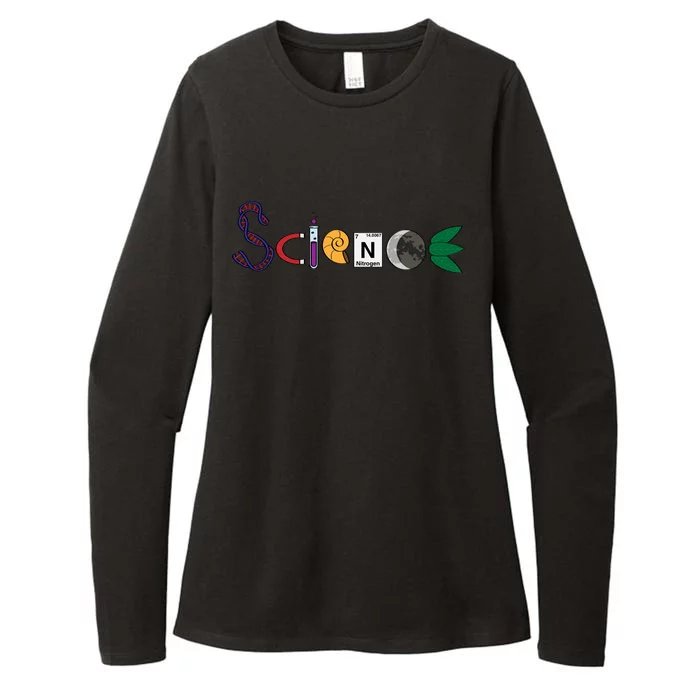 Science Funny Logo Womens CVC Long Sleeve Shirt