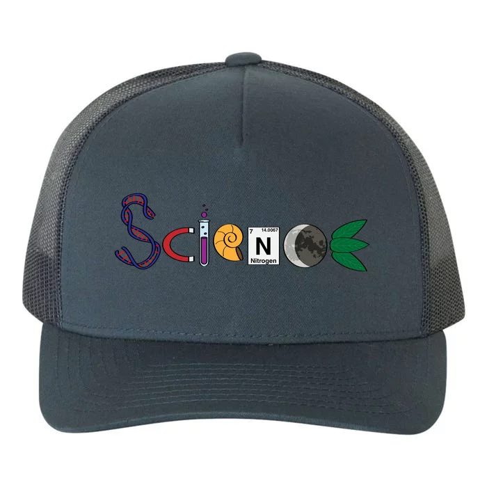 Science Funny Logo Yupoong Adult 5-Panel Trucker Hat