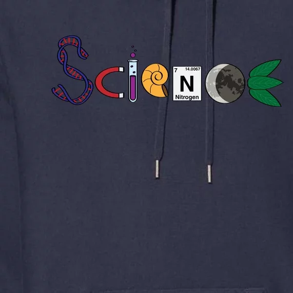 Science Funny Logo Premium Hoodie