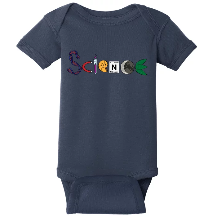 Science Funny Logo Baby Bodysuit