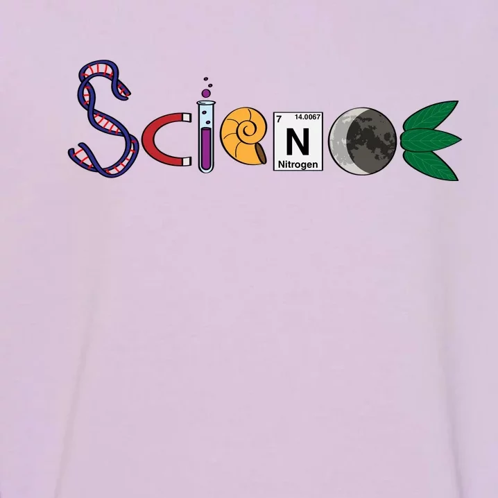 Science Funny Logo Garment-Dyed Sweatshirt