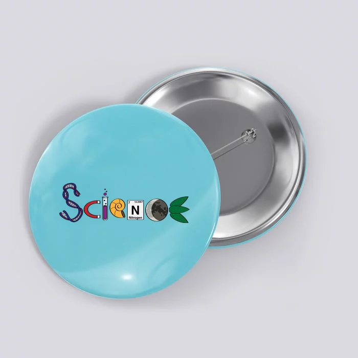 Science Funny Logo Button