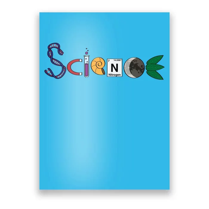 Science Funny Logo Poster