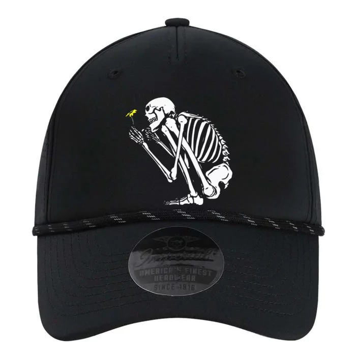 Skeleton Flower Lazy Halloween Costume Cool Bones Skull Performance The Dyno Cap