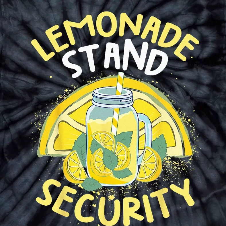 Summer Fun Lemonade Stand Security Boss Lemonade Crew Tie-Dye T-Shirt