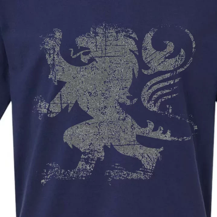 Scottish Flag Lion Rampant Heraldry Flag Of Scotland Rugby Sueded Cloud Jersey T-Shirt