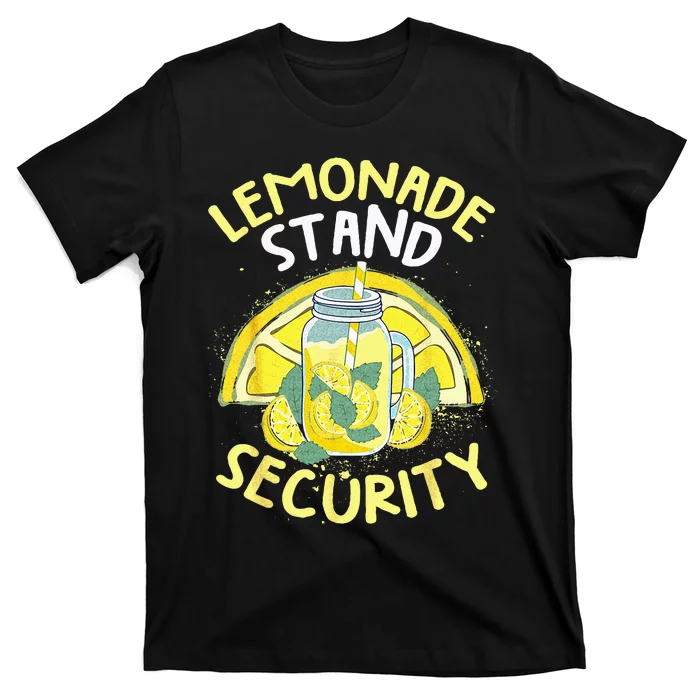 Summer Fun Lemonade Stand Security Boss Lemonade Crew T-Shirt