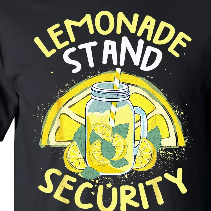 Summer Fun Lemonade Stand Security Boss Lemonade Crew Tall T-Shirt