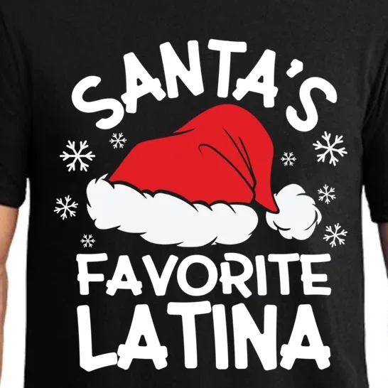 SantaS Favorite Latina Design For Christmas Party Great Gift Pajama Set